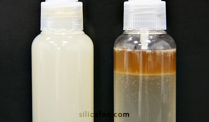シリカの脂肪分解・乳化作用